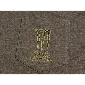 *NEW* RARE Java Monster Energy Drink T-Shirt 2XL Brown Motocross OFFICIAL Promo